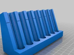 Aquarium test kit - test tube rack