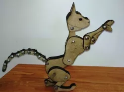 Articulated cat laser cut
