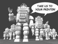 Articulated Robby the Robot Toy