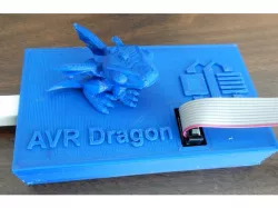 AVR Dragon Case -- With Cute Dragon