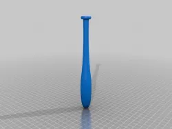 Bezierconic Baseball Bat - OpenSCAD_Model