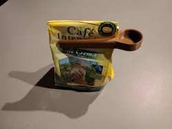 Coffee measuring spoon and bag clip