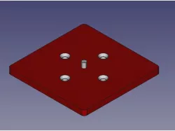 Core XYZ printer table mount foot.