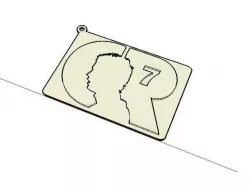 CR7 - Cristiano Ronaldo (keychain)