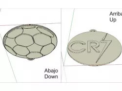 CR7 Nike Logo Design Cristiano Ronaldo (keychain)