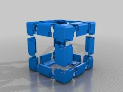 cube of Bracket 80x48x48 mm thick 8mm v2
