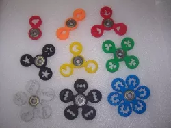 Customizable Fidget Spinners with Cutouts