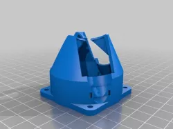 Diamond Hotend Effector For Delta with Magnetic Arms