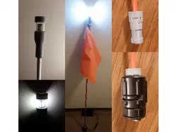 DIY Kayak Safety Flag and Light