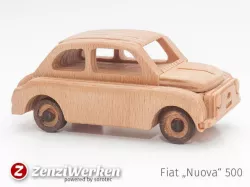 Fiat Nuova 500 simplified cnc/laser
