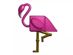 Flamingo 3dblockzoo