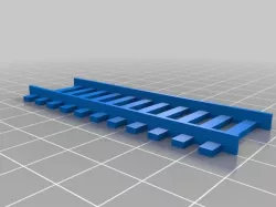 HO Scale Train Track Segment