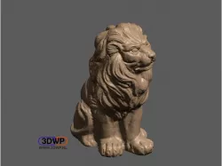 Lion Sculpture 3D Scan