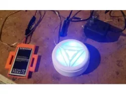 Mk IV Arc Reactor Light up using Samsung Galaxy 5 battery