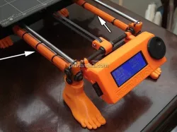 MK2 Force Perpendicular Rods Prusa i3 MK2