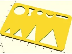 Montessori grammar stencil