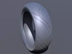 Motorcycle sport tire