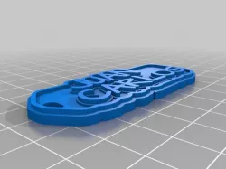 My Customized Multiline Tag or Keychain