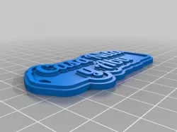 My Customized Multiline Tag or Keychain