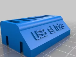 My Customized USB stick and SD card holder Work