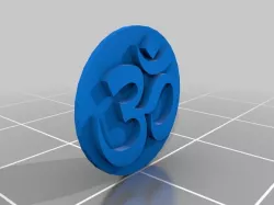 Om symbol keychain