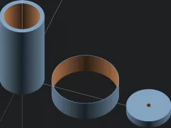 OpenSCAD Hollow Cylinder