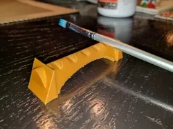 Paint brush rest