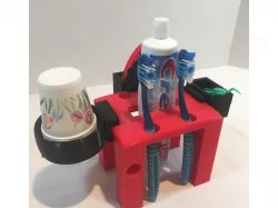 "Paste Pusher" One Handed Helper Stand