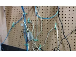 Pegboard cable guide