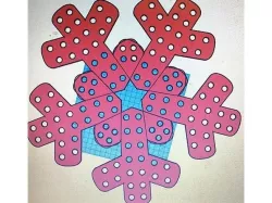 Pixel Snowflake 2