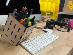 Plywood Pencil Holder