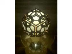 Rhombic Triacontahedron Lamp