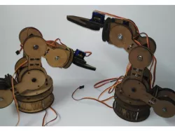 Robot Arm prototype,  laser cut