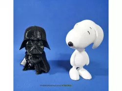 Rotatable and interchangeable heads-Star Wars - Darth Vader & Snoopy
