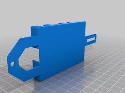 Rpi 2-3 Print server case bottom FFCP