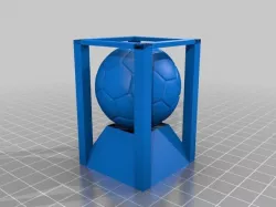 Soccer ball trophy