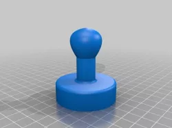 Tamper for espresso coffee machine cup
