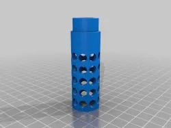 threaded airsoft muzzle brake/flash hider