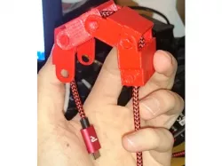 Very solid, wide and moveable CABLE-CHAIN (V4) -- PETG or ABS
