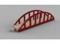 wodden train bridge for 216 mm track simple