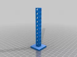 220-265 ABS/PETG Temp Tower, 5deg Steps