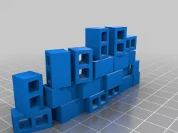 28mm Cinderblock and modular walls