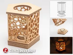 5-sided Grill Lantern cnc/laser