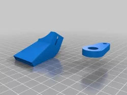 60 elbow angle fan blower fan duct