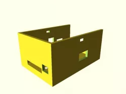 A small enclosure for a Raspberry Pi B and the original TNC-Pi board