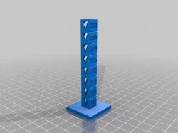 ABS calibration tower - Wanhao Duplicator 6 or Monoprice Maker Ultimate