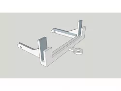 Anet A6 space saving spool holder