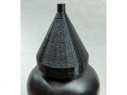 GitHub - vsergeev/3d-powder-flask-spout: A 3D printable parametric black  powder flask spout made with OpenSCAD