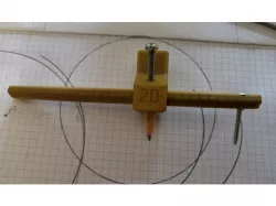 Compass drawing tool