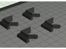 CTC 3d Printer Corner Bracket for glass plate